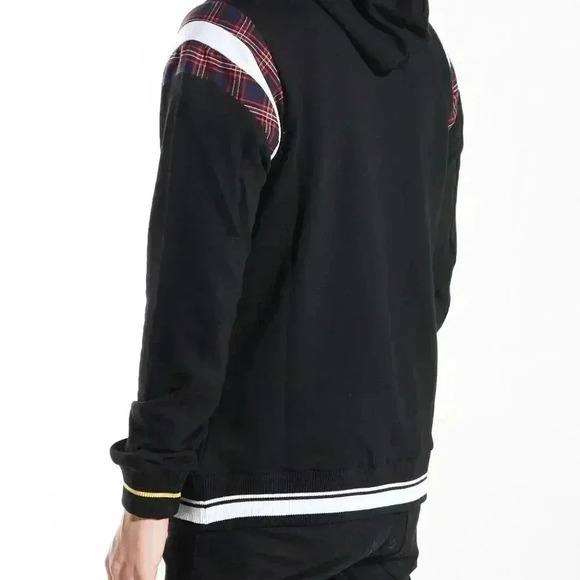 EMBELLISH HOCKNEY HOODIE (BLACK) - Picture 2 of 8